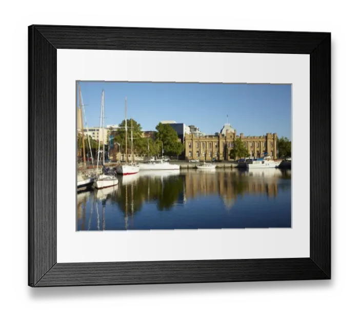 Framed Print : Australia, Tasmania, Hobart, Historic Tasmanian Museum