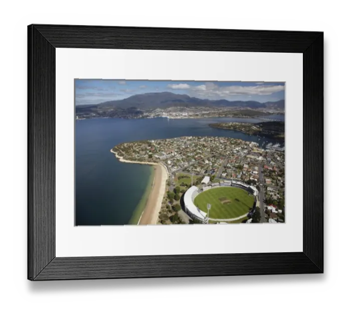 Framed Print : Bellerive Oval, Bellerive, Kangaroo Point Historic Site, River Derwent, Hobart, and Mt Wellington Framed Print : Bellerive Oval, Bellerive, Kangaroo Point Historic Site, River Derwent, Hobart, and Mt Wellington