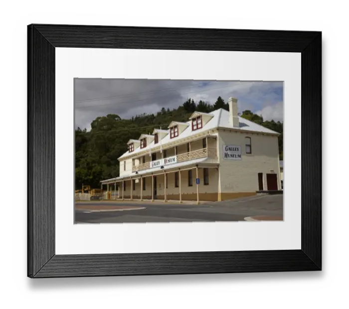 Framed Print : Australia. Gallery Museum, Queenstown, Western Tasmania, Australia Framed Print : Australia. Gallery Museum, Queenstown, Western Tasmania, Australia