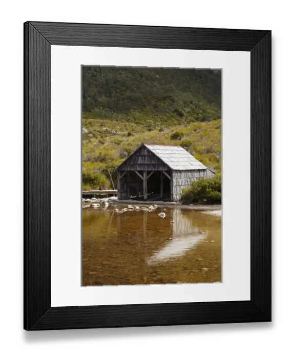 Framed Print : The Boat Shed, Dove Lake, Cradle Mountain - Lake St Clair National Park, Western Tasmania Framed Print : The Boat Shed, Dove Lake, Cradle Mountain - Lake St Clair National Park, Western Tasmania