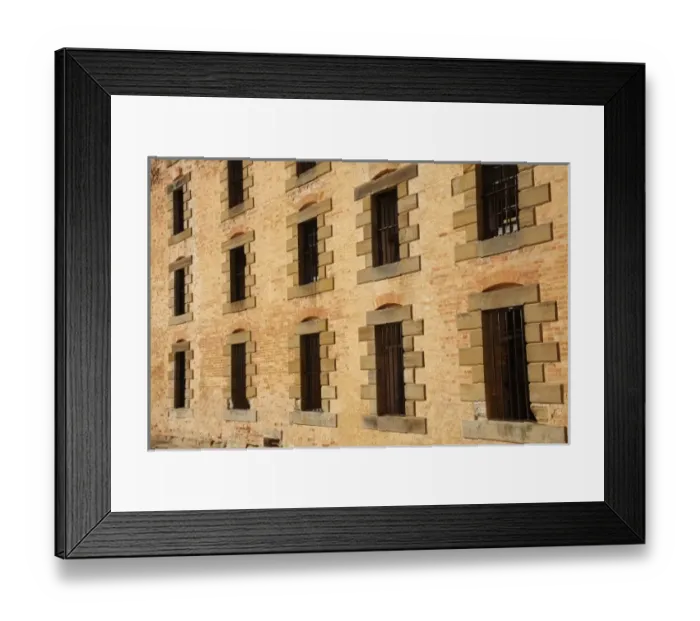 Framed Print : Australia. The Penitentiary Ruins, Port Arthur Historic Penal Colony