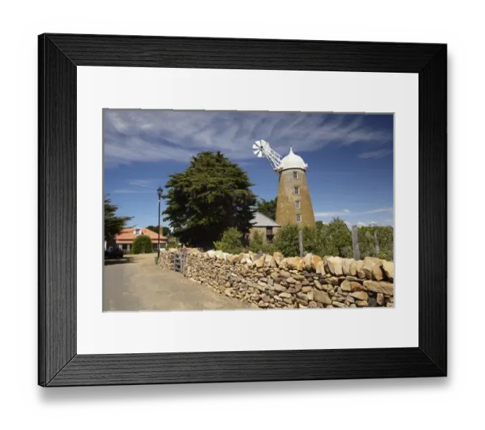 Framed Print : Callington Mill, Oatlands, Midlands, Tasmania, Australia