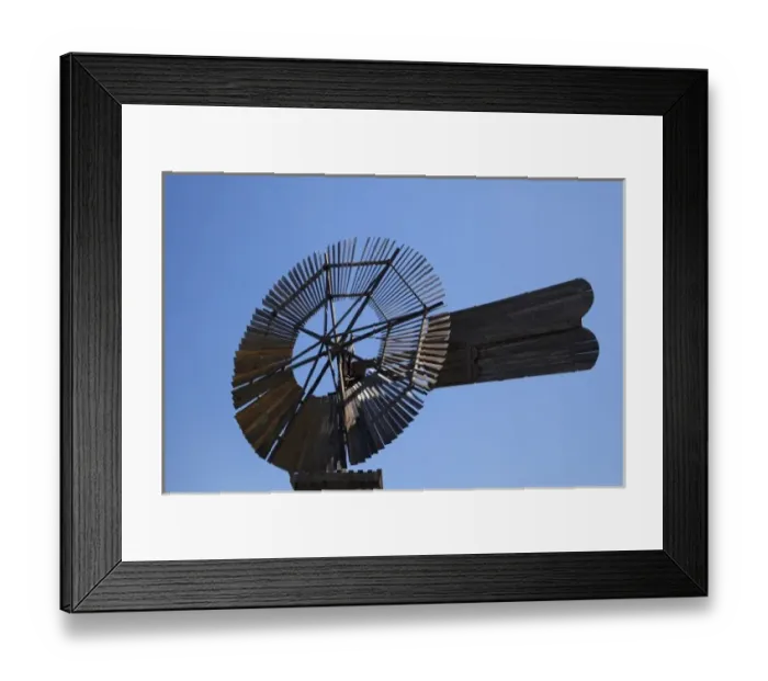 Framed Print : Windmill, Woolmers Estate, near Longford, Tasmania, Australia