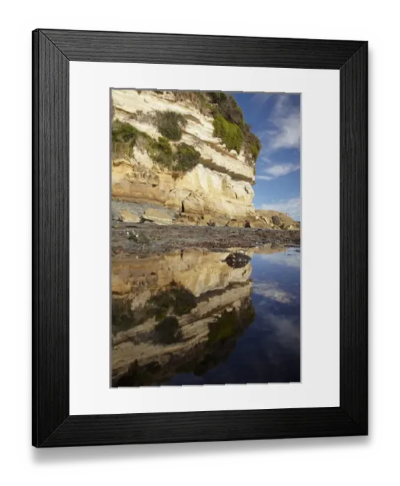 Framed Print : Australia. Fossil Bluff, Wynyard, North Western Tasmania, Australia