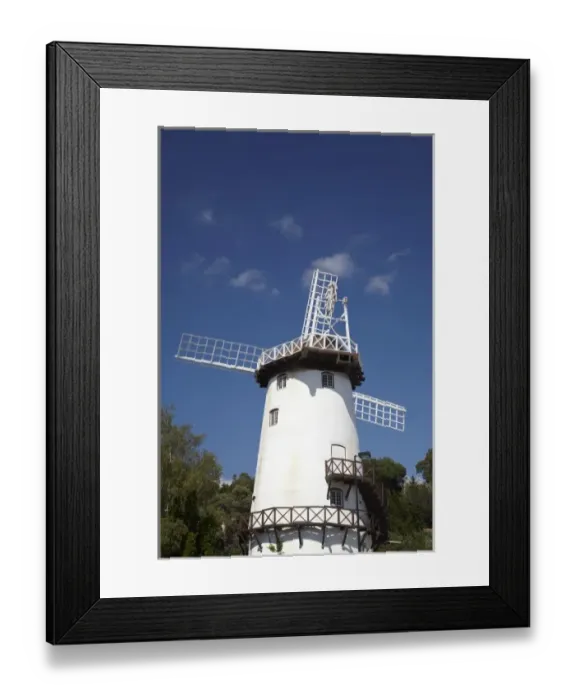 Framed Print : Historic Windmill, rebuilt at Penny Royal World, Launceston, Northern Tasmania, Australia Framed Print : Historic Windmill, rebuilt at Penny Royal World, Launceston, Northern Tasmania, Australia