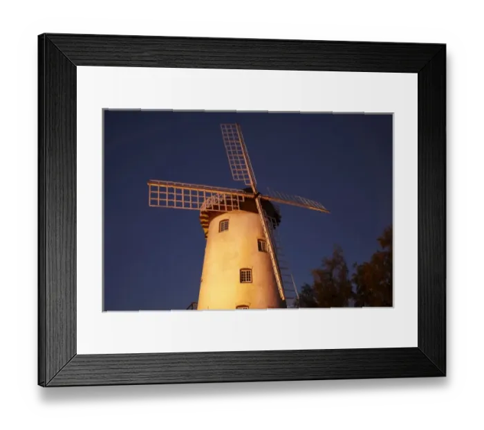 Framed Print : Australia. Historic Windmill, rebuilt at Penny Royal World Framed Print : Australia. Historic Windmill, rebuilt at Penny Royal World