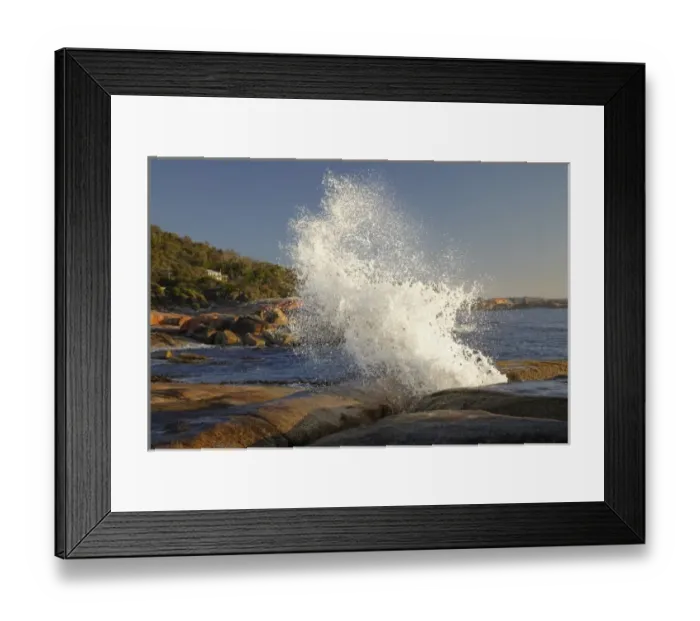 Framed Print : Splash from Blowhole, Bicheno, Eastern Tasmania, Australia Framed Print : Splash from Blowhole, Bicheno, Eastern Tasmania, Australia