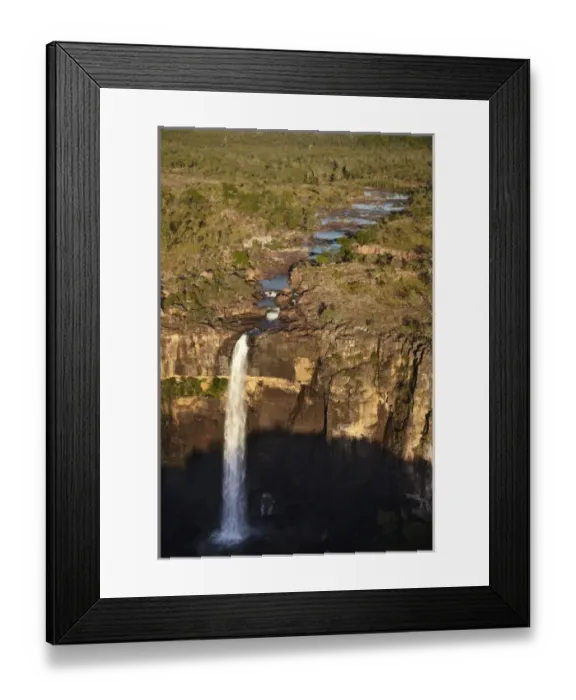 Framed Print : Magela Falls, Kakadu National Park, Northern Territory, Australia - aerial Framed Print : Magela Falls, Kakadu National Park, Northern Territory, Australia - aerial