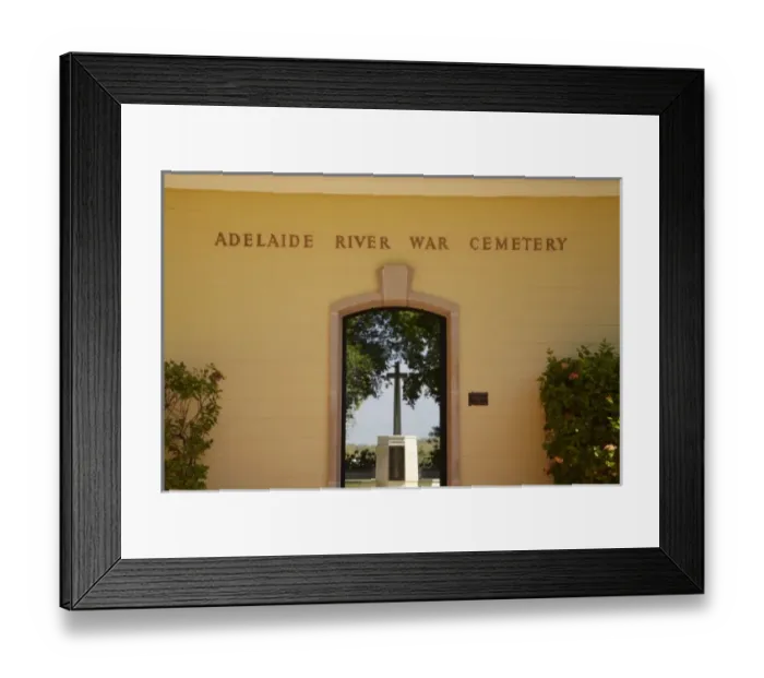 Framed Print : Australia. Adelaide River War Cemetery, Adelaide River, Northern Territory, Australia Framed Print : Australia. Adelaide River War Cemetery, Adelaide River, Northern Territory, Australia