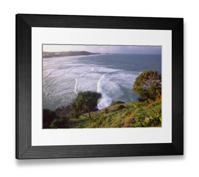 Framed Print : Australia, Queensland, Fraser Island, Indian Head during a cyclone Framed Print : Australia, Queensland, Fraser Island, Indian Head during a cyclone