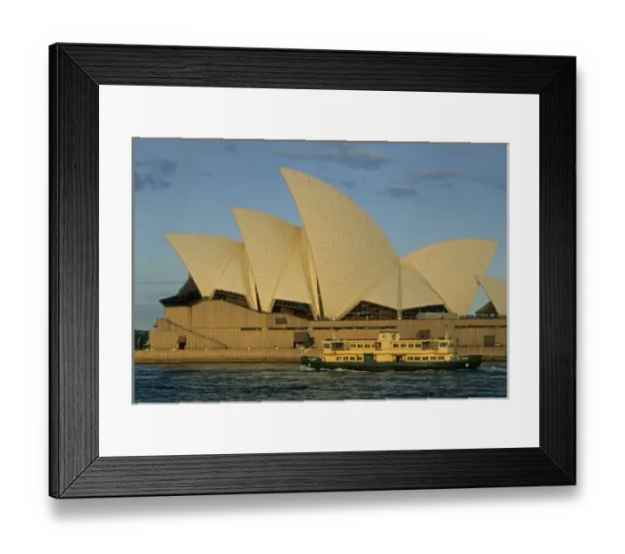 Framed Print : Australia, Sydney, Sydney Opera House, shell-like architecture Framed Print : Australia, Sydney, Sydney Opera House, shell-like architecture