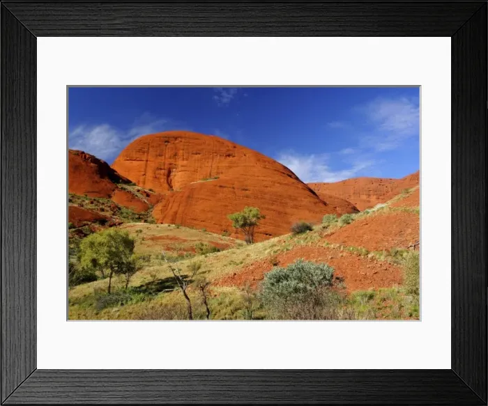 Framed Print : Northern Territory, Outback, Australia. Hiking through the Kata Tjuta national park Framed Print : Northern Territory, Outback, Australia. Hiking through the Kata Tjuta national park
