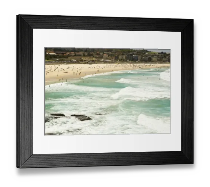 Framed Print : Bondi Beach outside of Sydney, Australia