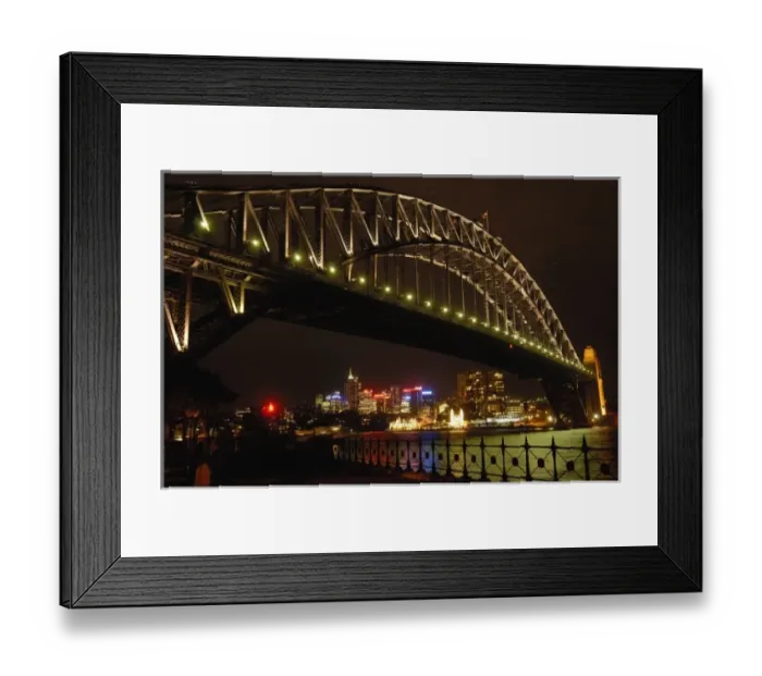 Framed Print : Australia. Sydney Harbour Bridge. Sydney NSW AUSTRALIA Framed Print : Australia. Sydney Harbour Bridge. Sydney NSW AUSTRALIA