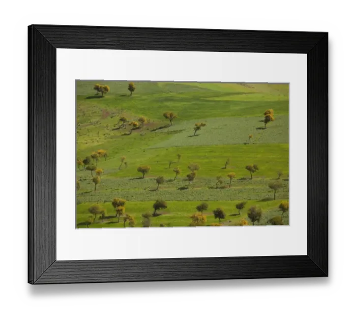 Framed Print : Tunisia, Northern Tunisia, Kroumirie Mountains, Beni Metir, mountain landscape
