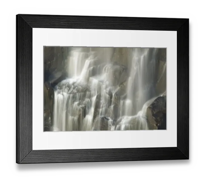 Framed Print : Zambia, Mosi-Oa-Tunya National Park. Zambezi River pours over Eastern Cataract of