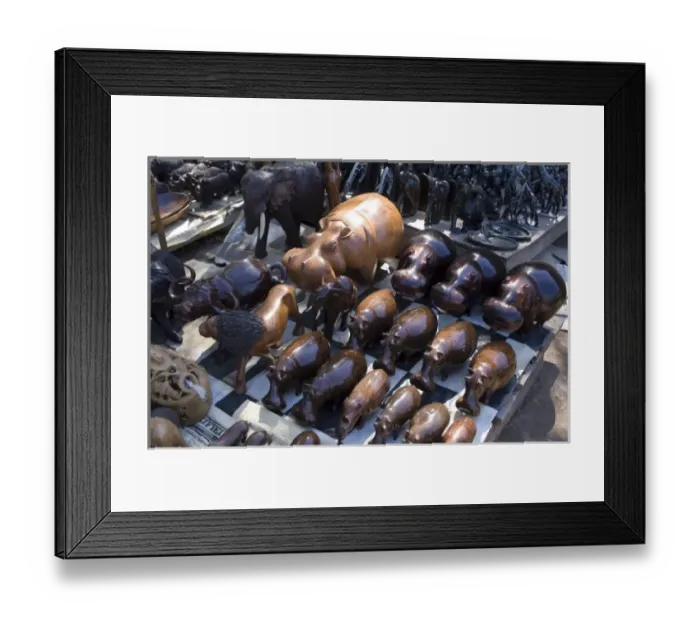 Framed Print : Souvenirs shop at Victoria Falls, Zambesi River, Zambia Framed Print : Souvenirs shop at Victoria Falls, Zambesi River, Zambia