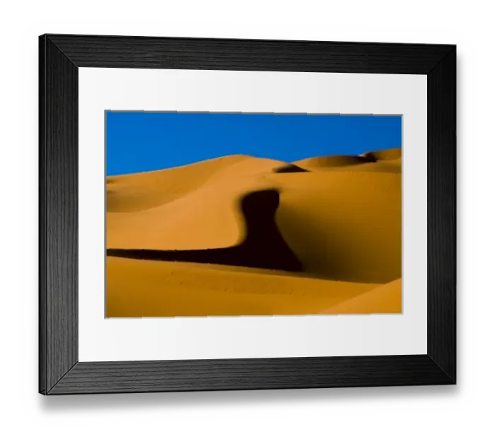 Framed Print : Libya, Fezzan, dunes of the Erg Murzuq