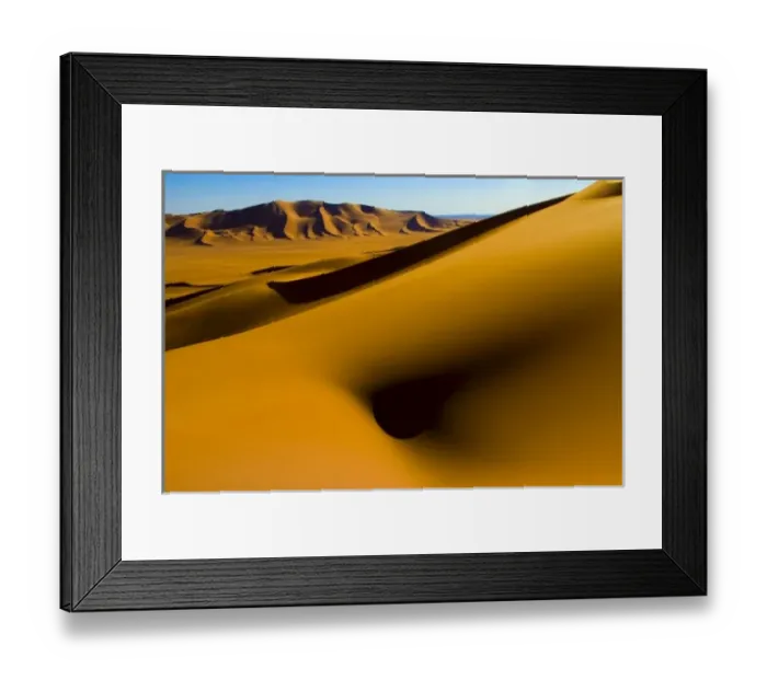 Framed Print : Libya, Fezzan, dunes of the Erg Murzuq