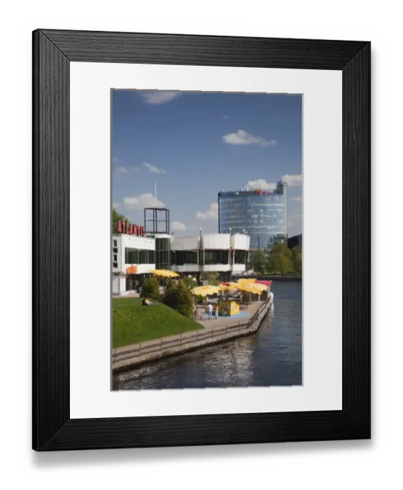 Framed Print : Estonia, Southeastern Estonia, Tartu, Atlantis Cafe on the Emajogi River Framed Print : Estonia, Southeastern Estonia, Tartu, Atlantis Cafe on the Emajogi River