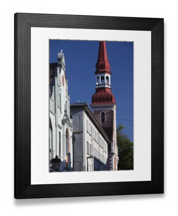 Framed Print : Estonia, Southwestern Estonia, Parnu, Elizabeth Lutheran Church, b. 1740 Framed Print : Estonia, Southwestern Estonia, Parnu, Elizabeth Lutheran Church, b. 1740