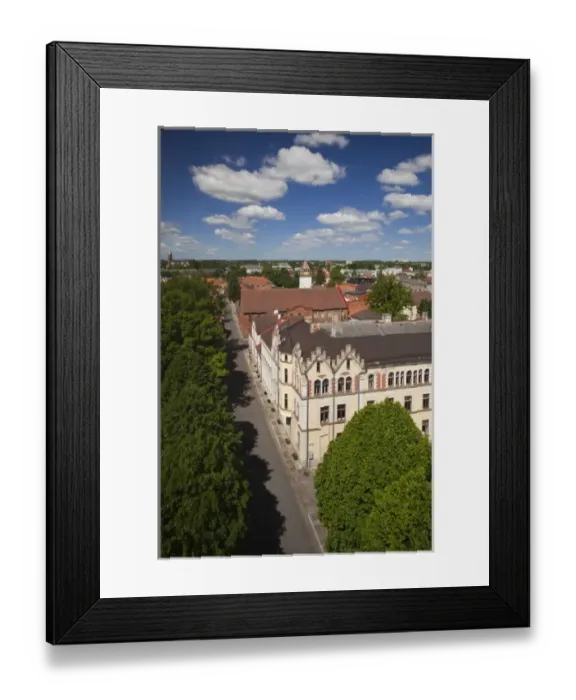 Framed Print : Estonia, Southwestern Estonia, Viljandi, elevated town view from Old Water Tower Framed Print : Estonia, Southwestern Estonia, Viljandi, elevated town view from Old Water Tower
