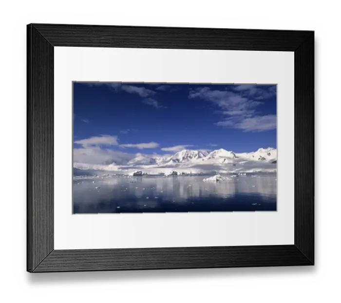 Framed Print : Rugged mountains bordering Gerlache Strait Antarctica Framed Print : Rugged mountains bordering Gerlache Strait Antarctica