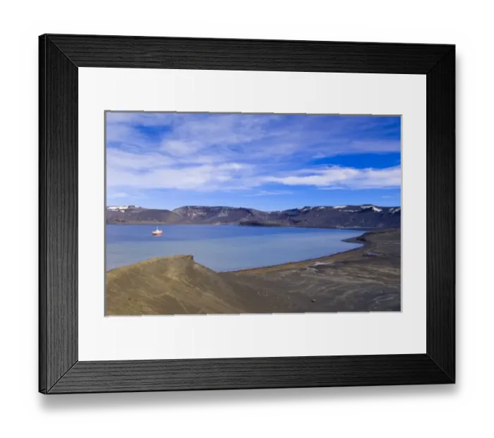 Framed Print : Antarctica, Deception Island. Telefon Bay Deception Island Antarctica Framed Print : Antarctica, Deception Island. Telefon Bay Deception Island Antarctica