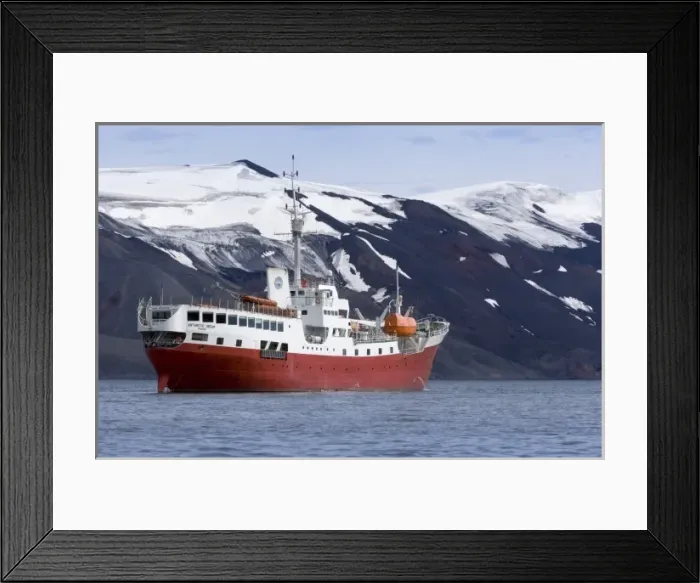 Framed Print : Antarctica, Deception Island. Antarctic Dream in Whalers Bay Deception Island Antarctica