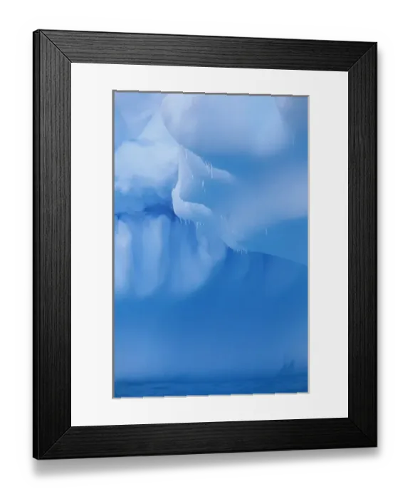 Framed Print : Antarctica, Petermann Island, Deep blue iceberg floating in Argentine Islands group Framed Print : Antarctica, Petermann Island, Deep blue iceberg floating in Argentine Islands group