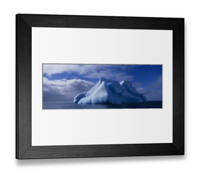 Framed Print : Antarctica, Deception Island, Blue iceberg floats in calm seas just off Baily Head Framed Print : Antarctica, Deception Island, Blue iceberg floats in calm seas just off Baily Head