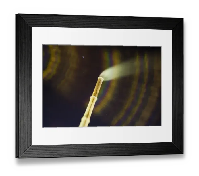 Framed Print : Australia, South Australia, Port Augusta, Blurred and distorted image of plume of Framed Print : Australia, South Australia, Port Augusta, Blurred and distorted image of plume of