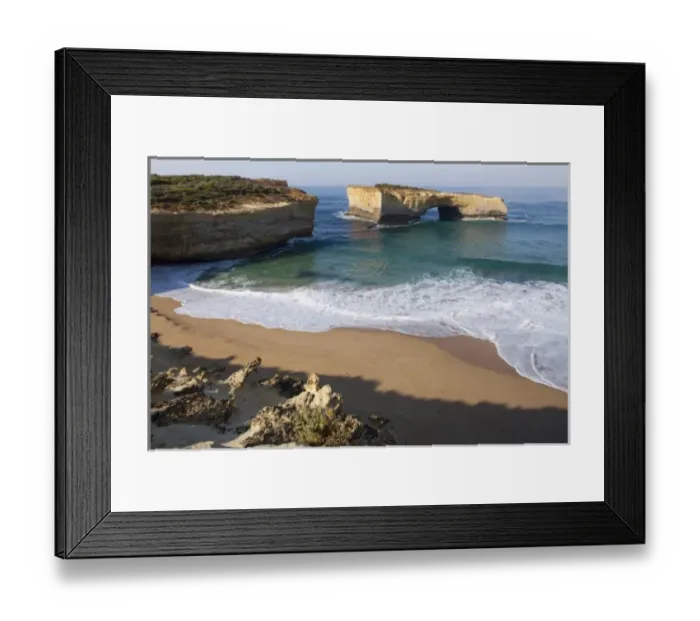 Framed Print : Australia, Victoria, Port Campbell National Park, Waves