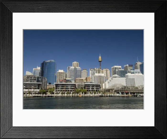Framed Print : Skyline, Darling Harbour, Sydney, New South Wales, Australia Framed Print : Skyline, Darling Harbour, Sydney, New South Wales, Australia