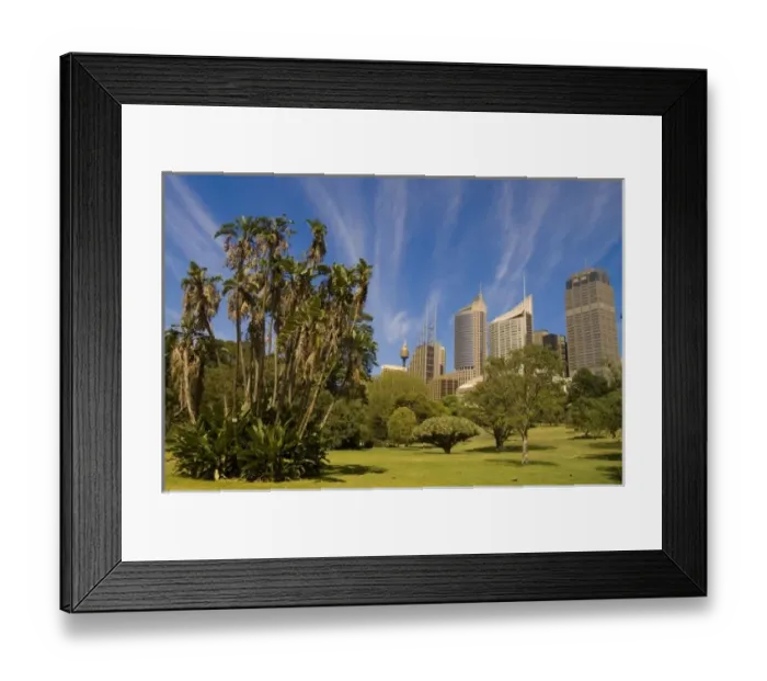 Framed Print : Royal Botanic Gardens, Sydney, New South Wales, Australia