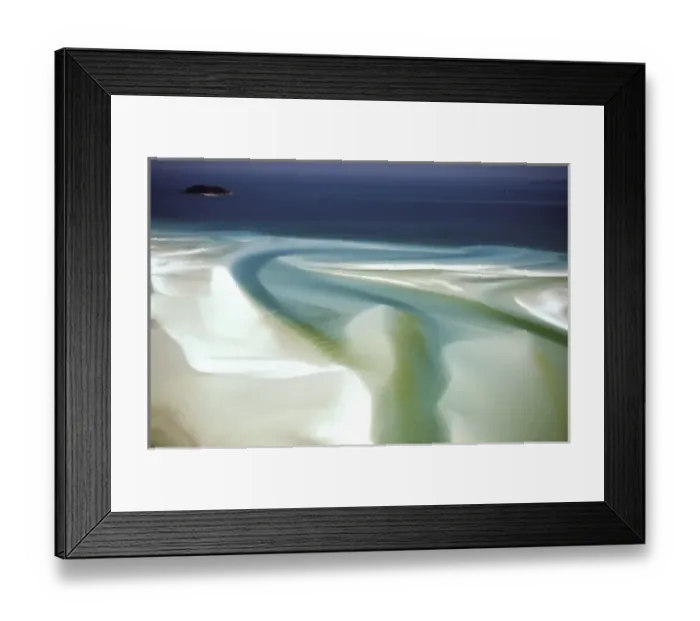 Framed Print : Australia, Whitsunday Island, Hill Inlet. Sand and water pattern Framed Print : Australia, Whitsunday Island, Hill Inlet. Sand and water pattern