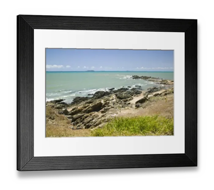 Framed Print : Australia, Queensland, Capricorn Coast, Emu Park