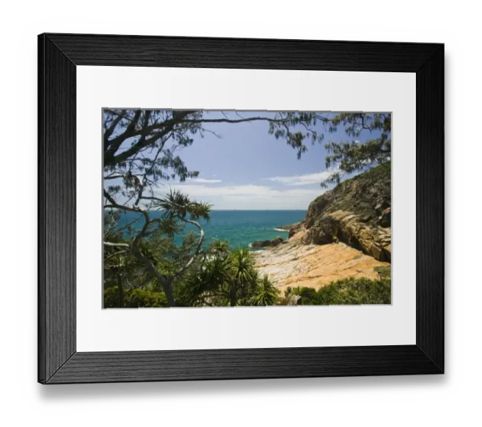 Framed Print : Australia, Queensland, Capricorn Coast, Town of 1770 (named in honor of Captain Cook s