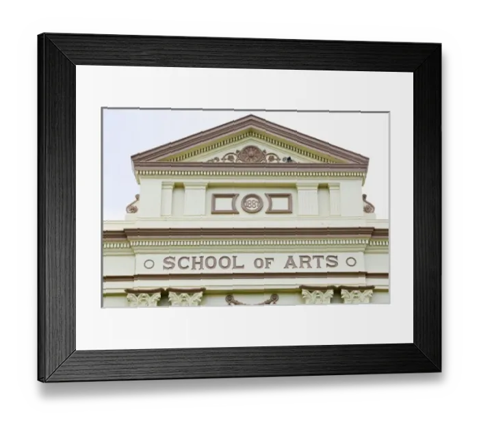 Framed Print : Australia, Queensland, Fraser Coast, Maryborough. Exterior of the School of Arts Building Framed Print : Australia, Queensland, Fraser Coast, Maryborough. Exterior of the School of Arts Building