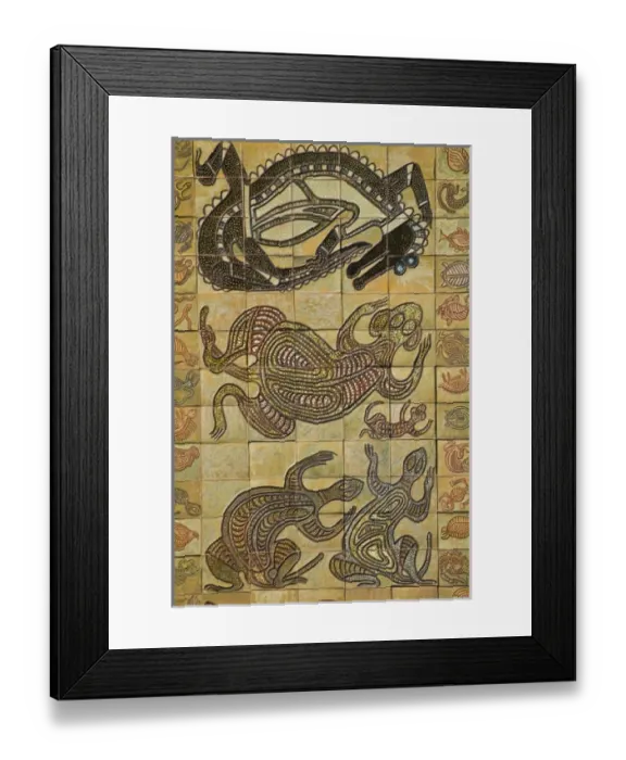 Framed Print : Australia, Queensland, North Coast, Kuranda. Aboriginal Wall Art