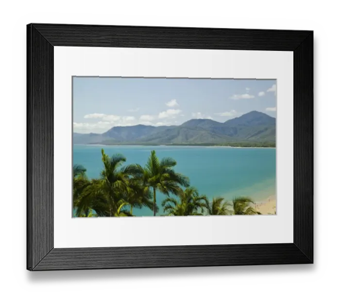 Framed Print : Australia, Queensland, North Coast, Port Douglas. Trinity Bay view from Flagstaff Hill Lookout Framed Print : Australia, Queensland, North Coast, Port Douglas. Trinity Bay view from Flagstaff Hill Lookout