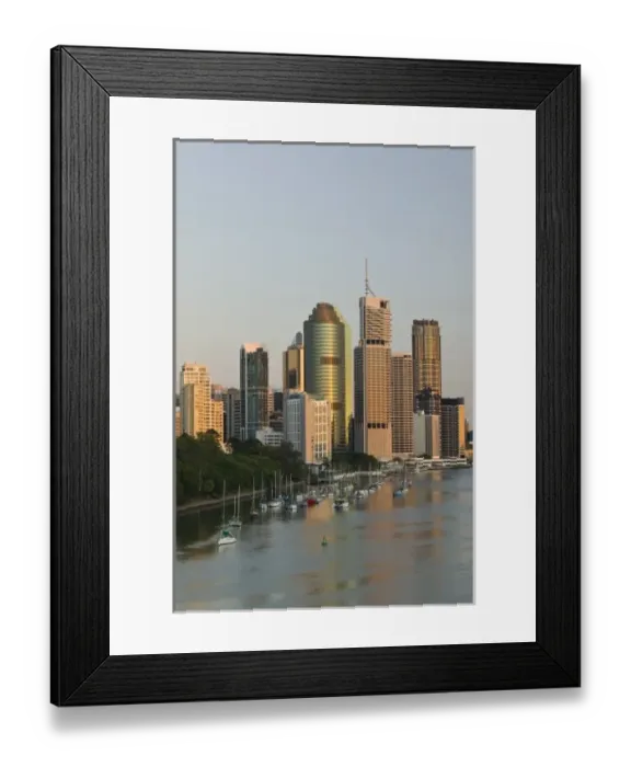 Framed Print : Australia, State of Queensland, Brisbane Framed Print : Australia, State of Queensland, Brisbane