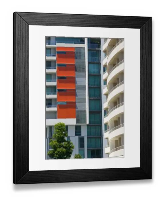 Framed Print : Australia, State of Queensland, Brisbane. Southbank District--Saville Hotel and Rydges Hotel Framed Print : Australia, State of Queensland, Brisbane. Southbank District--Saville Hotel and Rydges Hotel