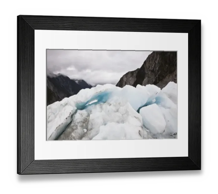 Framed Print : Oceania, New Zealand, South Island, Westland National Park, Franz Josef Glacier Framed Print : Oceania, New Zealand, South Island, Westland National Park, Franz Josef Glacier