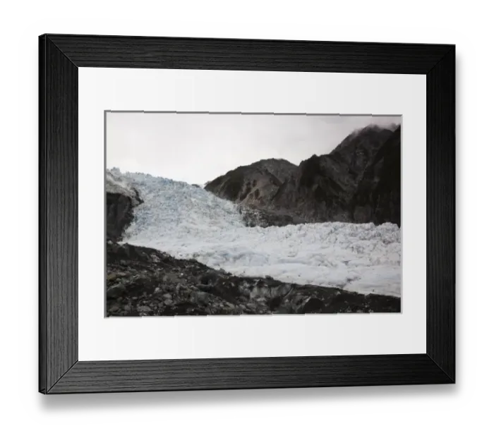 Framed Print : Oceania, New Zealand, South Island, Westland National Park, Franz Josef Glacier Framed Print : Oceania, New Zealand, South Island, Westland National Park, Franz Josef Glacier