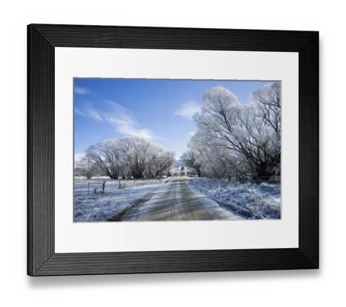 Framed Print : Hoar Frost near Oturehua, Central Otago, South Island, New Zealand Framed Print : Hoar Frost near Oturehua, Central Otago, South Island, New Zealand