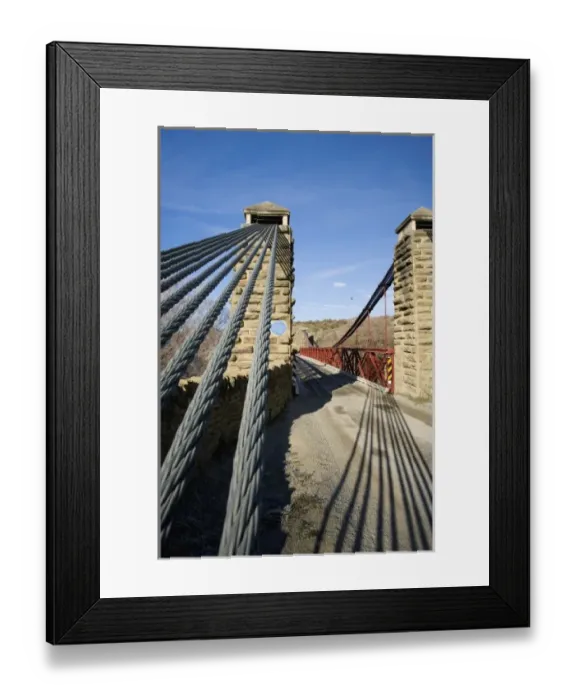Framed Print : Historic Daniel O Connell Bridge, Ophir, Central Otago, South Island, New Zealand