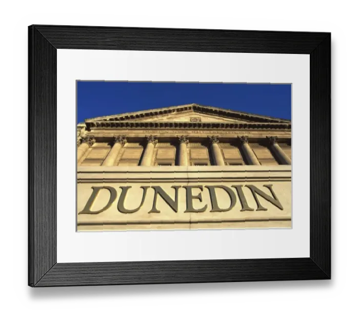 Framed Print : Town Hall, Moray Place, Dunedin, New Zealand