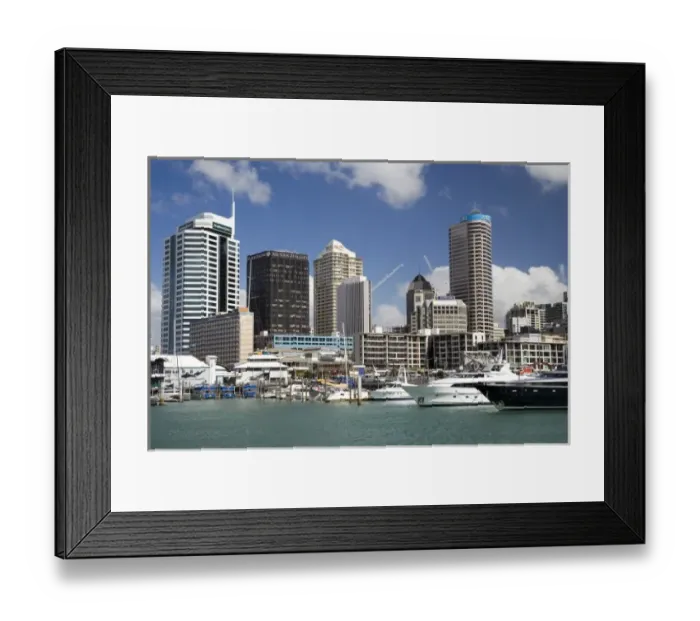 Framed Print : Central Business District, Viaduct Basin and Superyachts, Auckland, North Island, New Zealand Framed Print : Central Business District, Viaduct Basin and Superyachts, Auckland, North Island, New Zealand