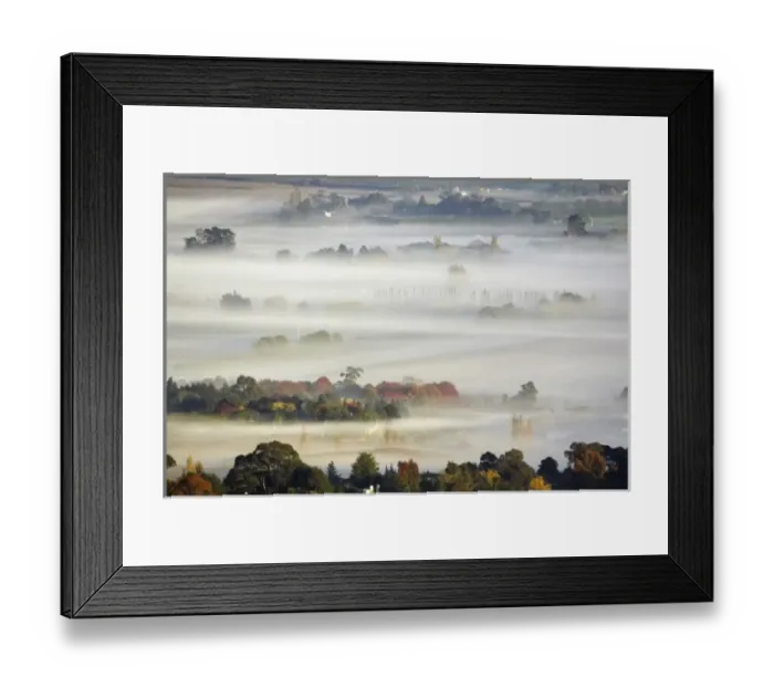 Framed Print : View from Te Mata Peak of Early Morning Mist over Havelock North, Hawkes Bay, North Island Framed Print : View from Te Mata Peak of Early Morning Mist over Havelock North, Hawkes Bay, North Island